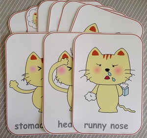 ネコの病気カード販売開始ました！ 画像